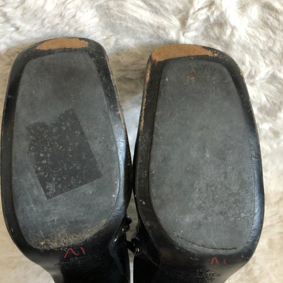 Freelance classic genuine leather soles square toe bootie size 36.5 US 6 - Picture 10 of 14